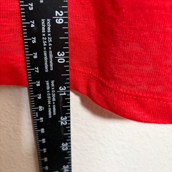 Tahari T-Shirt Women's 1X Round Neck 100% Linen Short Sleeve Sheer Top Shirt - Picture 5 of 7